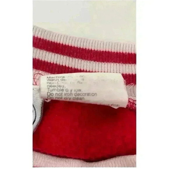 Vintage 90s Mickey & Co Red Sweatshirt Men's Size L Long Sleeve Casual - Picture 6 of 6